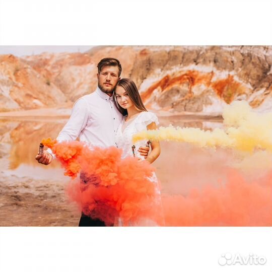 Цветной дым тиффани, заряд 1,75 дюйма, макси, очен