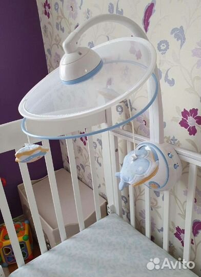 Мобиль Chicco Волшебные звезды Голубой