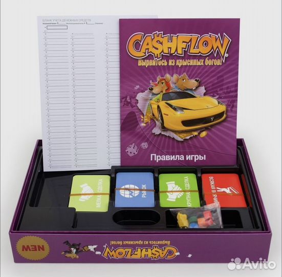 Настольная игра cashflow. Денежный поток