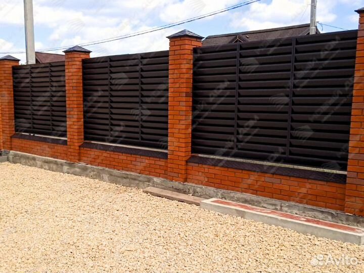 Забор жалюзи еврозабор