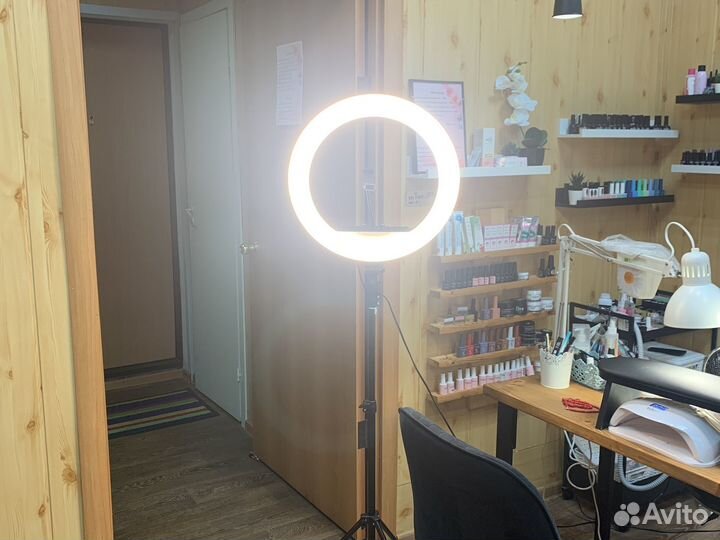 Кольцевая лампа 45 см со штативом