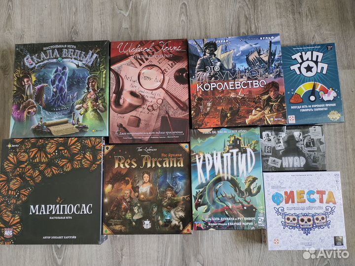 Много игр. Есть редкие