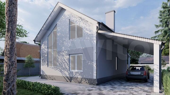 Коттедж 182 м² на участке 10 сот.