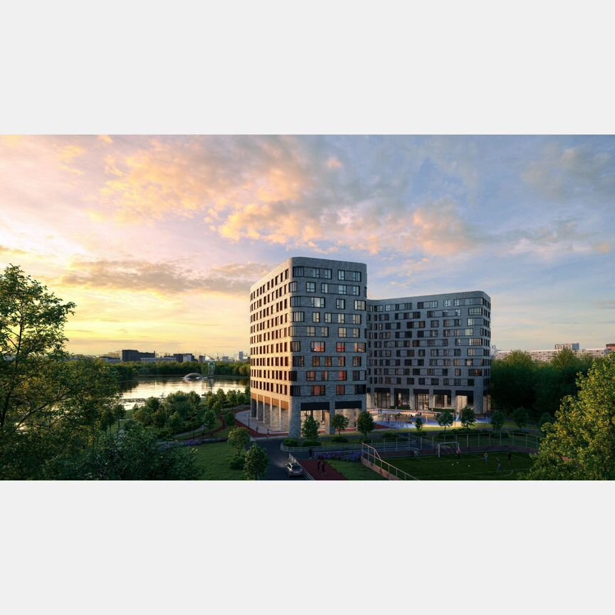 Апартаменты-студия, 29,1 м², 4/10 эт.