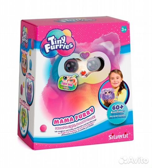 Интерактивная игрушка Tiny Furries Mama Lime