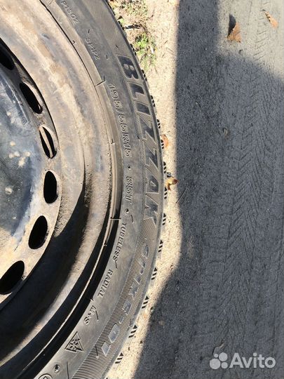 Колеса на дисках зимние r15 195/55