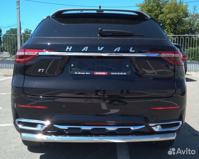 Защита заднего бампера Haval F7, F7X 2019