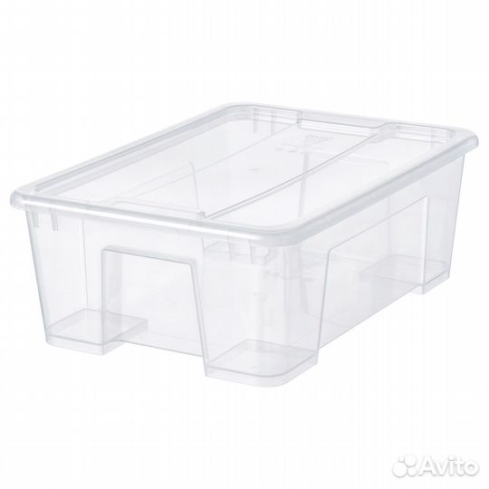 Контейнеры с крышкой икеа самла (новые), 11л 8 шт