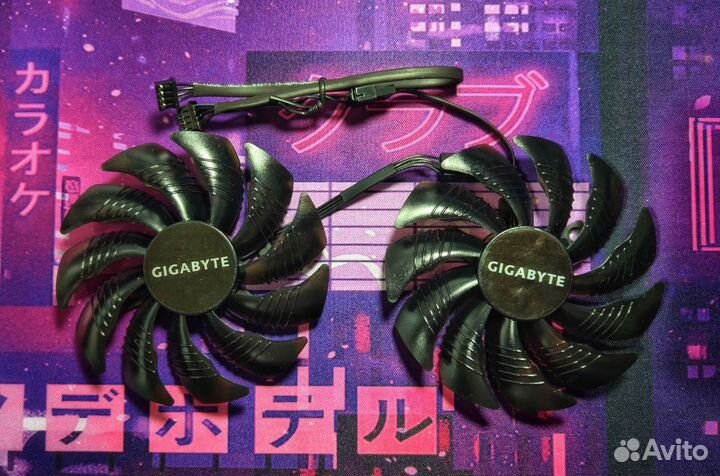 Вентиляторы Gigabyte gtx 1060 1650 1660 2060 rx580