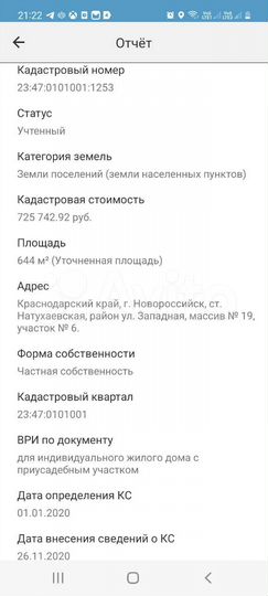 Участок 6,4 сот. (ИЖС)