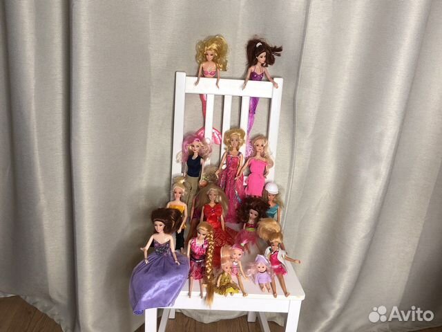 Куклы барби пакетом 15 шт
