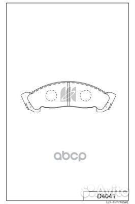 Колодки D4041 Kashiyama