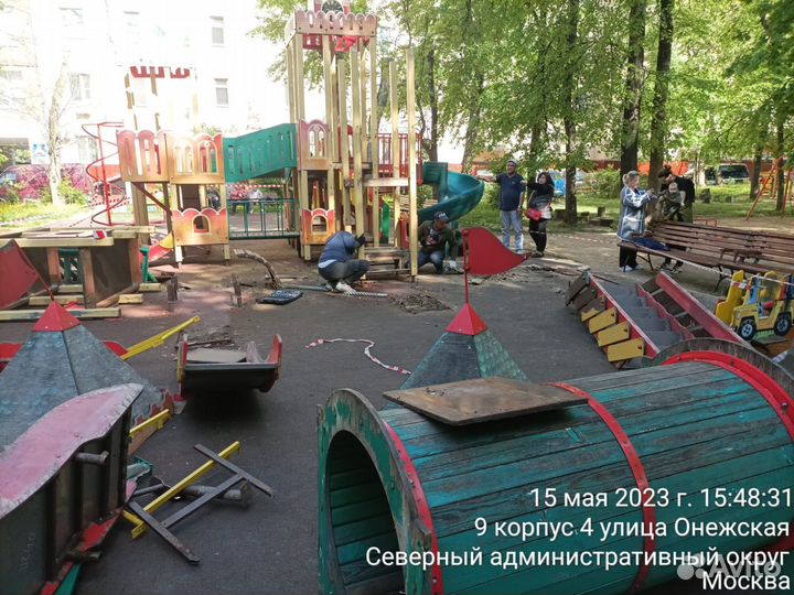 Детская площадка уличная бу