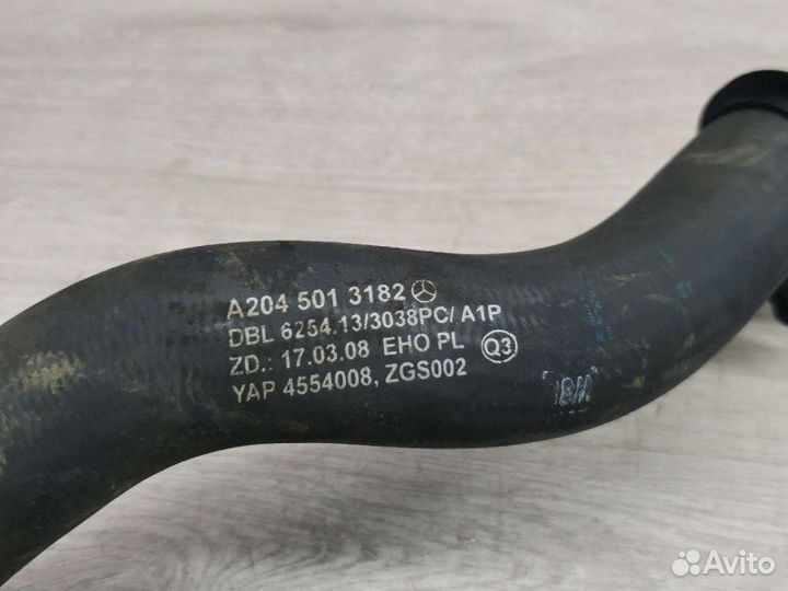 Патрубок охлаждения Mercedes C W204