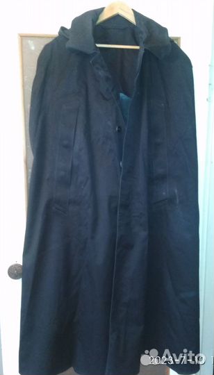 Плащ накидка непромокаемая, чёрная