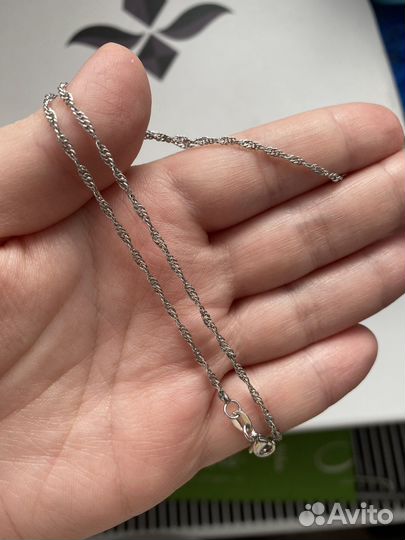 Серебряные цепочки 2шт