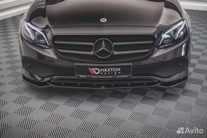 Накладка на бампер Mercedes E W213 (16+) MD