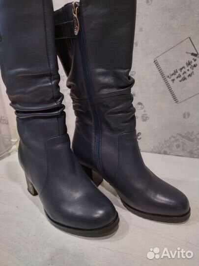 Сапоги женские зимние натуральная кожа