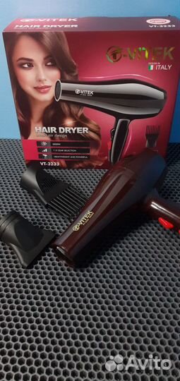 Фен для волос Vitec Для любой укладки 2000Вт