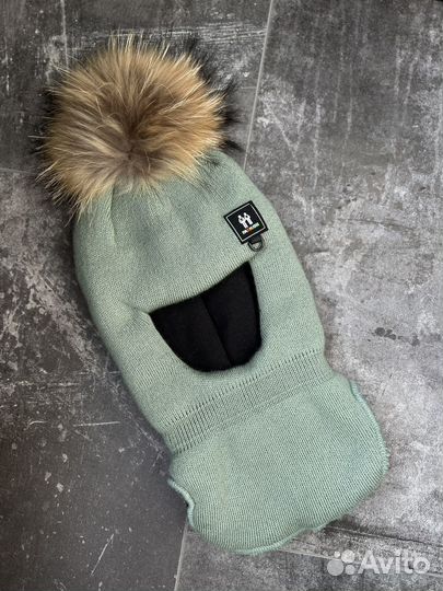 Шапка шлем на мальчика