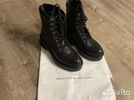 Ботинки кожанные Principe de bologna