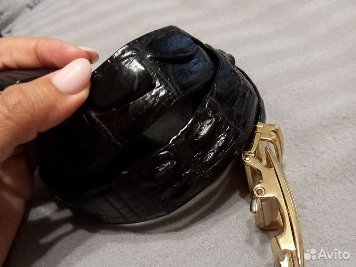 Кожаный ремень мужской