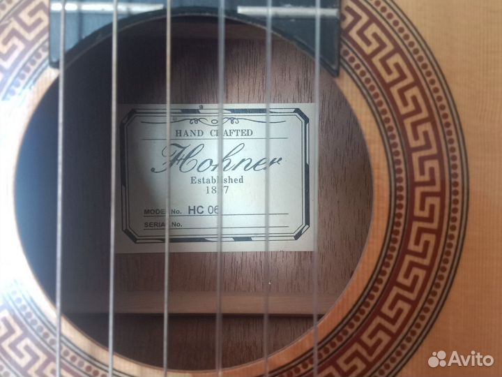 Гитара Hand Crafted hohner hc06
