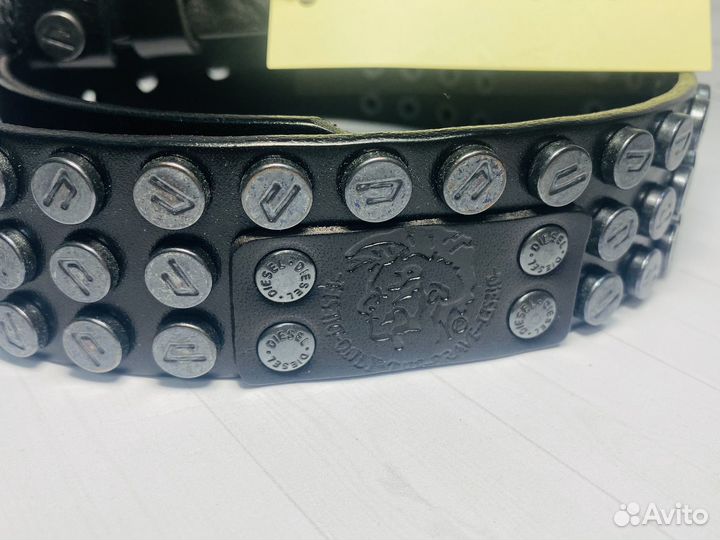 Пояс клепанный diesel