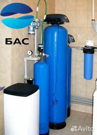 Система очистки воды от железа, марганца, жесткост