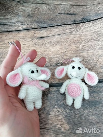Мягкая игрушка. Брелок. Слоник