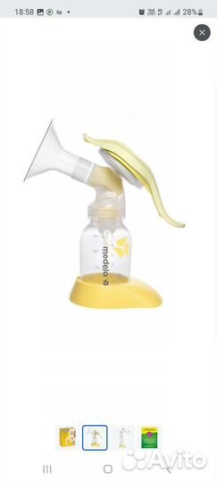 Молокоотсос medela ручной