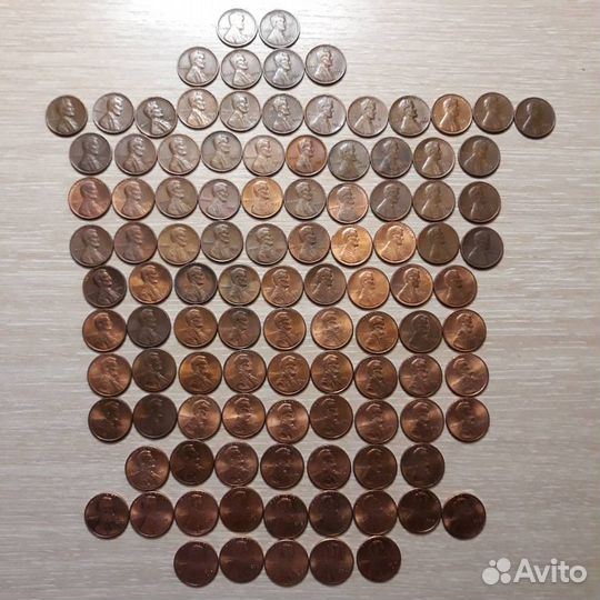 Монеты США погодовка