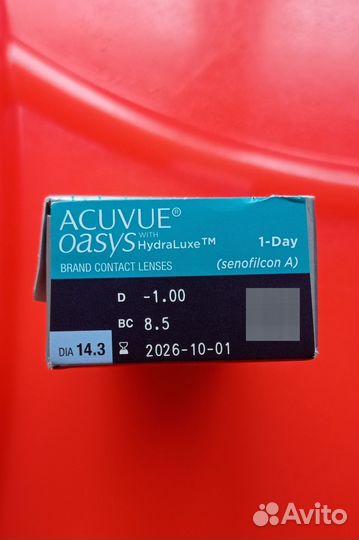 Контактные линзы acuvue oasys 1-day