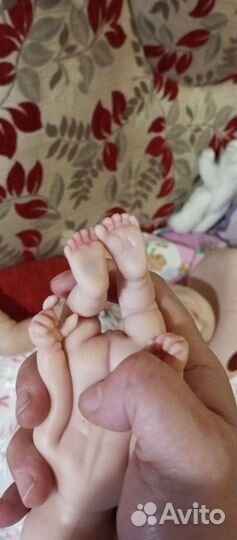 Кукла реборн полностью силиконовая mini 16см