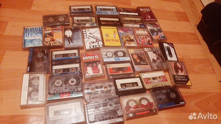 Аудиокассеты студийные и 90 мин и др