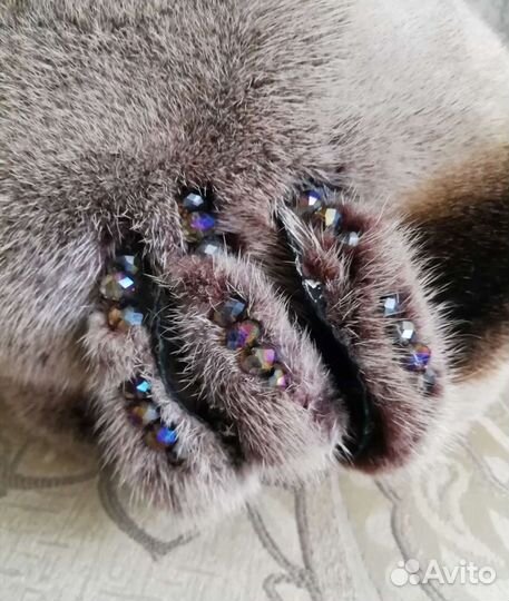 Берет норковый