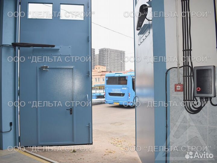 Противопожарные распашные ворота впм