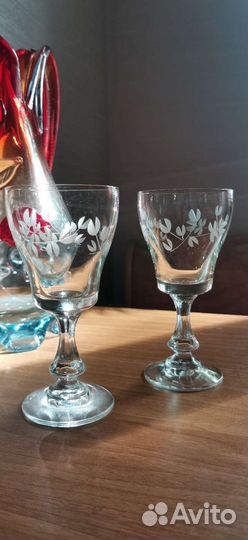 Фужеры хрустальные СССР