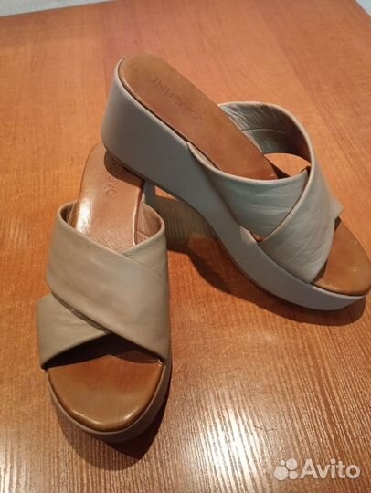 Сабо натуральная кожа р.38