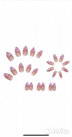 Накладные ногти с дизайном