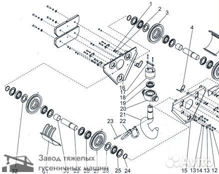 Крюковая подвеска (обойма) крана дэк-251