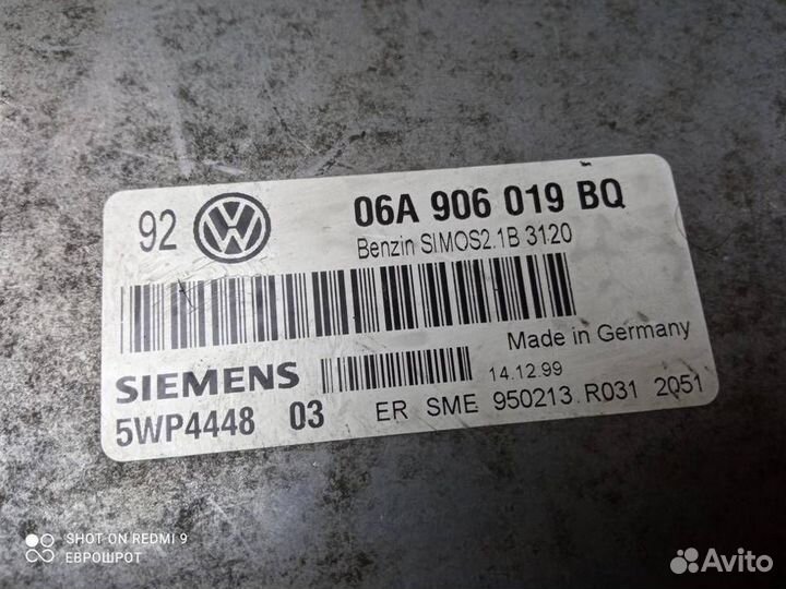Блок управления двигателем Volkswagen Golf 4 (199