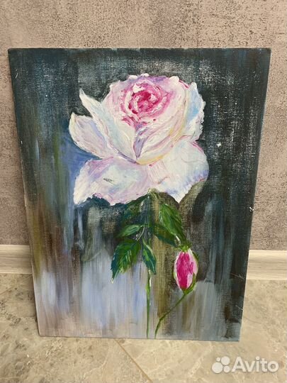 Картина акрилом на холсте