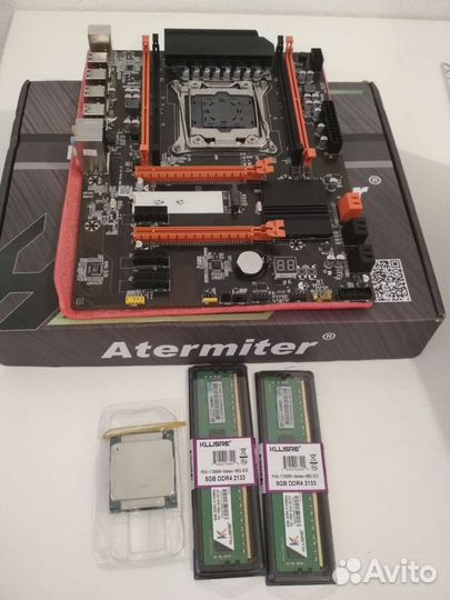 Комплекты lga 2011-3 : плата x99 + xeon + 16gb