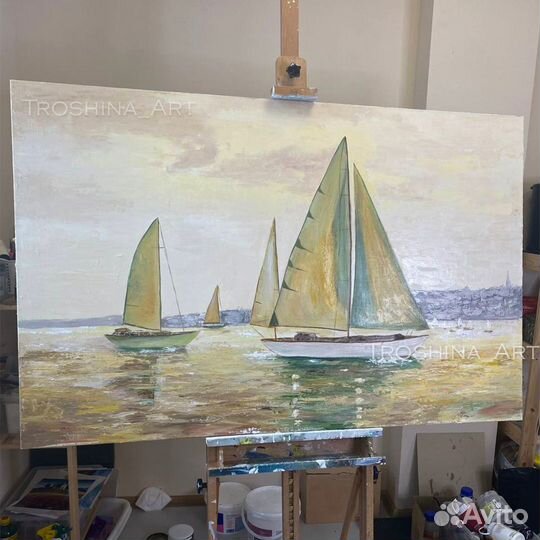 Картина маслом на холсте 