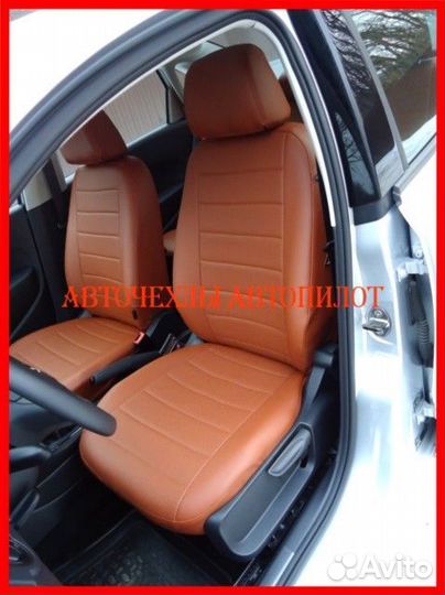 Чехлы Автопилот Volkswagen Polo 2 из экокожи