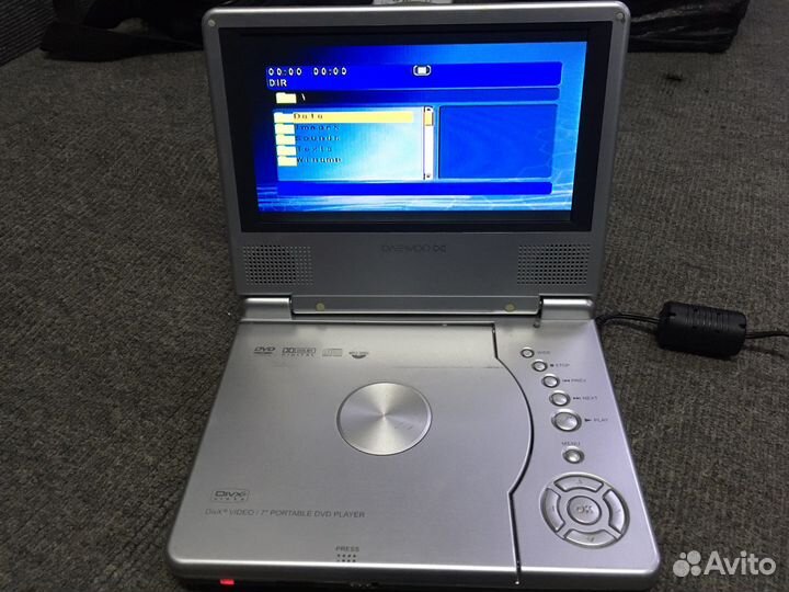 Портативный dvd проигрыватель Daewoo DPC-7200PD