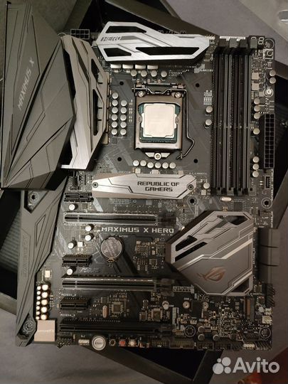 Z370 Asus Hero X + 8700K