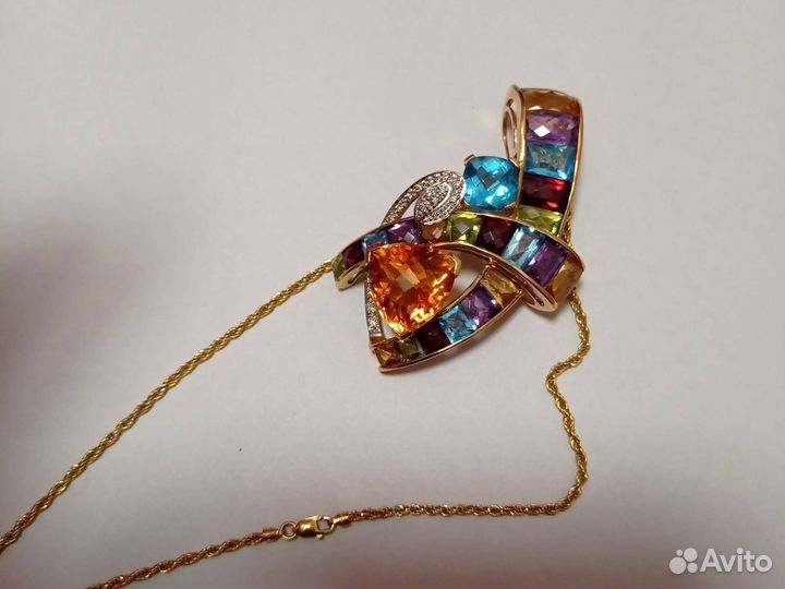 Золотая подвеска 750 проба