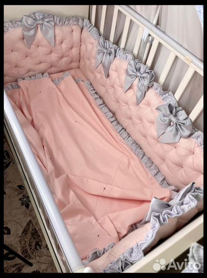 Бортики в кроватку на заказ